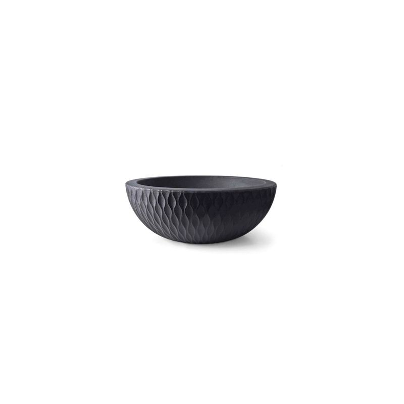 Vaso Nutriplan Infinity Concha para Plantas Cor Preto 19cm 0
