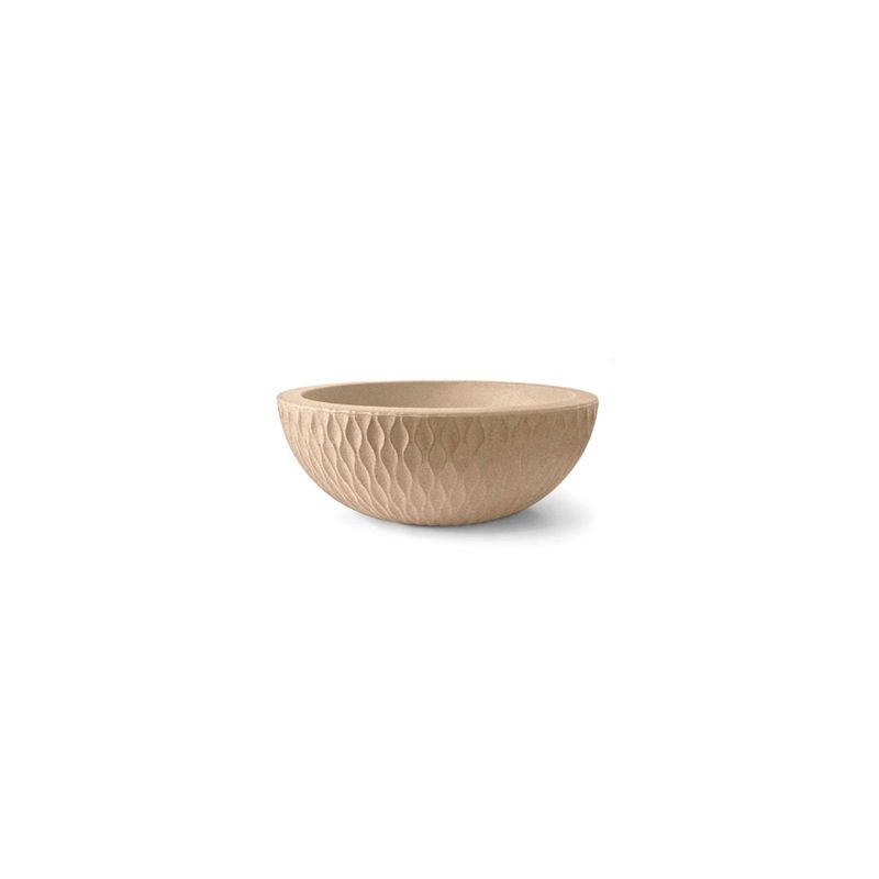 Vaso Nutriplan Infinity Concha para Plantas Cor Areia 13cm 0