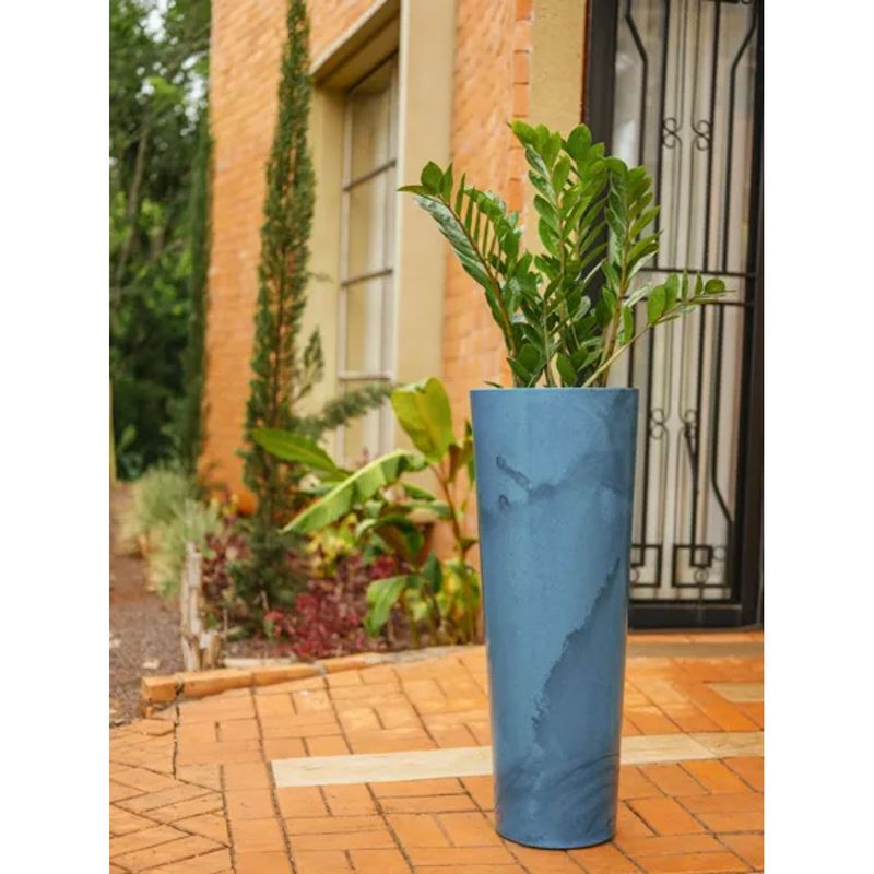Vaso Nutriplan Classic Cone para Plantas Cor Ferrugem 70cm 1