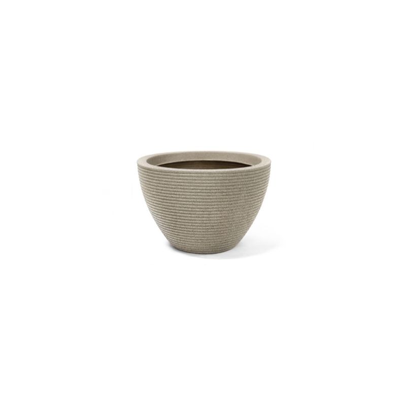 Vaso Nutriplan Riscatto Oval Baixo para Plantas Cor Granito 22cm 0