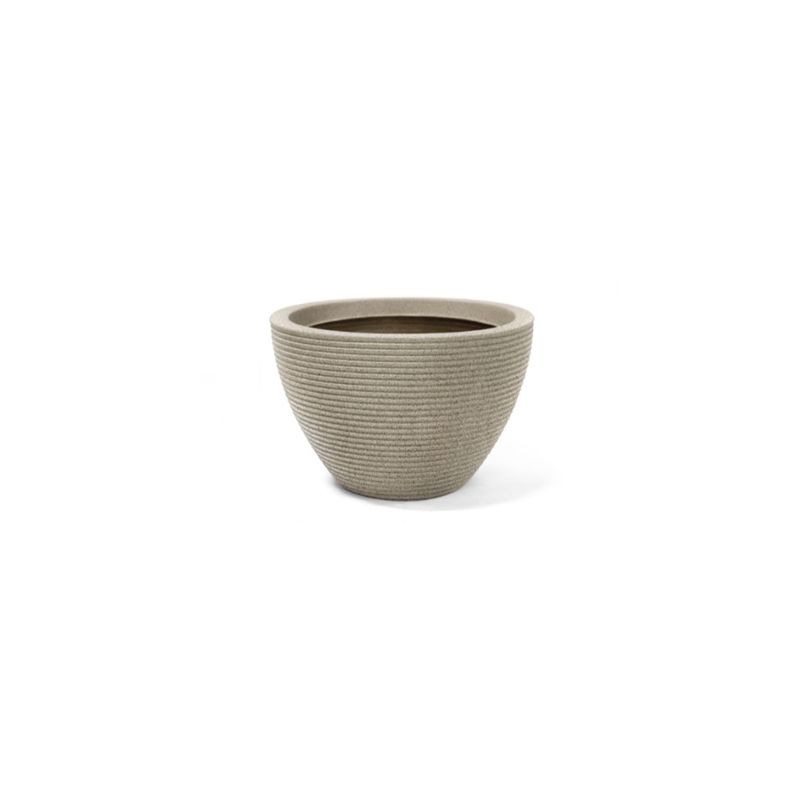 Vaso Nutriplan Riscatto Oval Baixo para Plantas Cor Granito 30cm 0