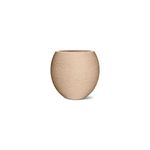 Vaso Nutriplan Grafiato Oval para Plantas Cor Areia 32cm  0