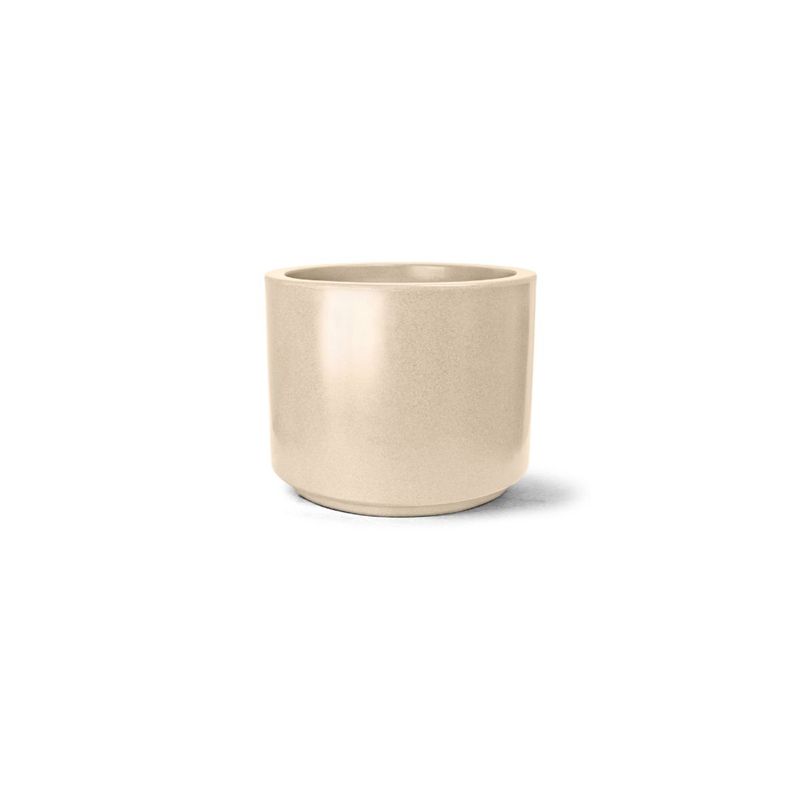 Vaso Nutriplan Classic Cil ndrico Baixo para Plantas Cor Areia 40cm 0