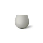 Vaso Nutriplan Relevo Oval para Plantas Cor Cimento 42cm 0