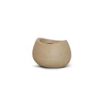 Vaso Nutriplan Texturizado Oval para Plantas Cor Areia 12cm 0