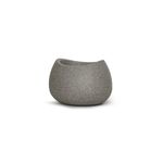 Vaso Nutriplan Texturizado Oval para Plantas Cor Granito 19cm 0