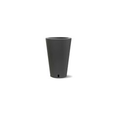 Vaso Nutriplan Petra Cônico com Prato para Plantas Cor Preto 60cm