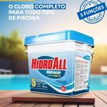 Cloro Granulado Hidroall Hidrosan Penta para Piscinas 10kg 1