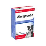 Antial rgico Coveli Alergovet C 0 7mg para C es e Gatos de at  15kg -  Cont m 10 comprimidos 0