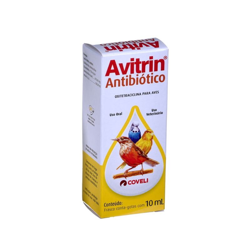 Antibi tico Coveli Avitrin para Aves 10ml 0