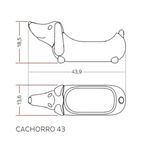Cachep  Nutriplan Mascote Cachorro para Vaso Cor Caf  Imperial 43cm 8