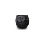 Vaso Nutriplan Luna Oval para Plantas Cor Preto 38cm 0