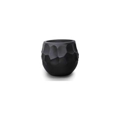 Vaso Nutriplan Luna Oval para Plantas Cor Preto 38cm