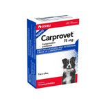 Anti-Inflamat rio Coveli Carprovet para C es 75mg - Cont m 14 comprimidos  0