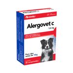 Antial rgico Coveli Alergovet C 1 4mg para C es acima de 15kg - Cont m 20 comprimidos 0