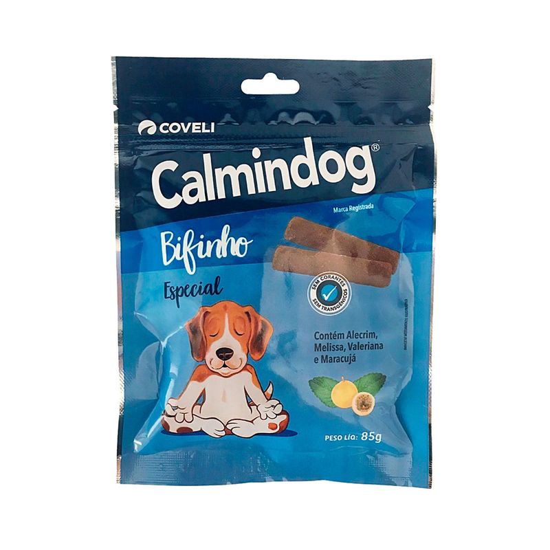 Petisco Funcional Coveli Calmindog Bifinho para C es 85g 0