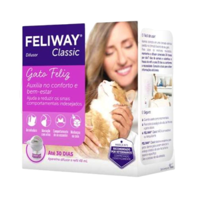 Difusor e Refil Ceva Feliway Classic para Gatos 48ml 1