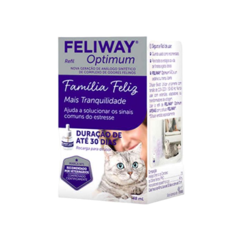 Refil do Difusor Ceva Feliway Optimum para Gatos 48ml  1