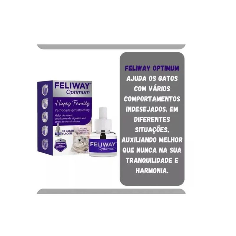 Refil do Difusor Ceva Feliway Optimum para Gatos 48ml  3
