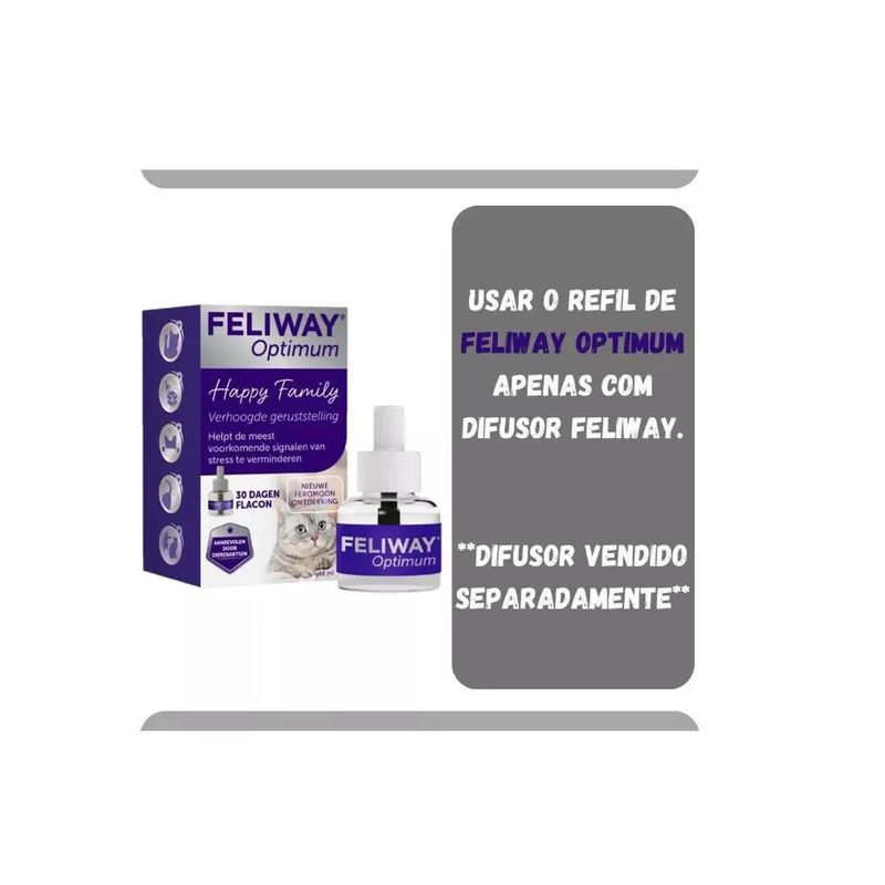 Refil do Difusor Ceva Feliway Optimum para Gatos 48ml  4