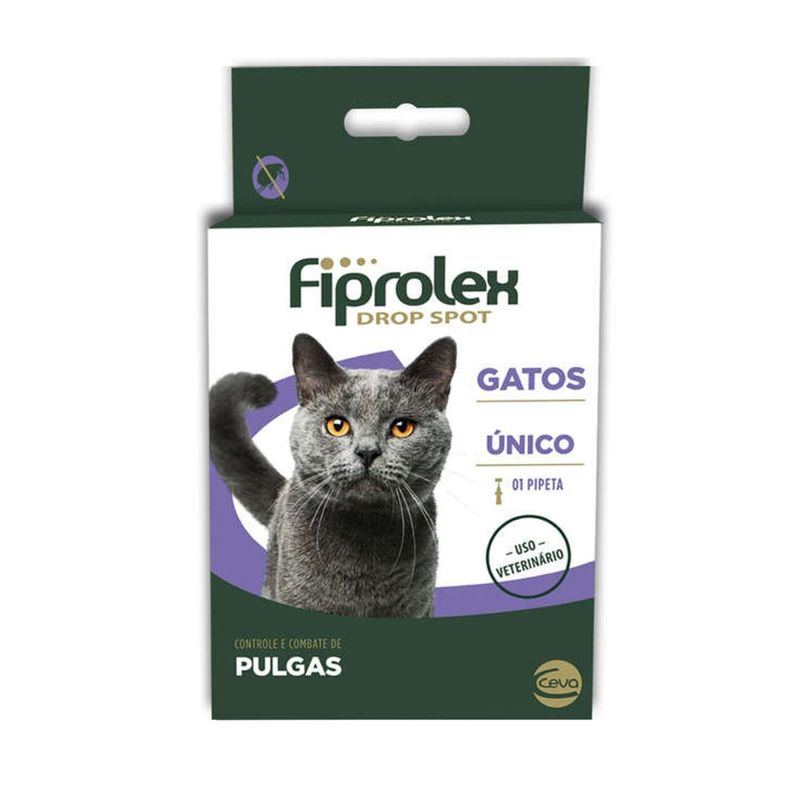 Antipulgas Ceva Fiprolex 0 5ml para Gatos - Cont m 1 pipeta 0