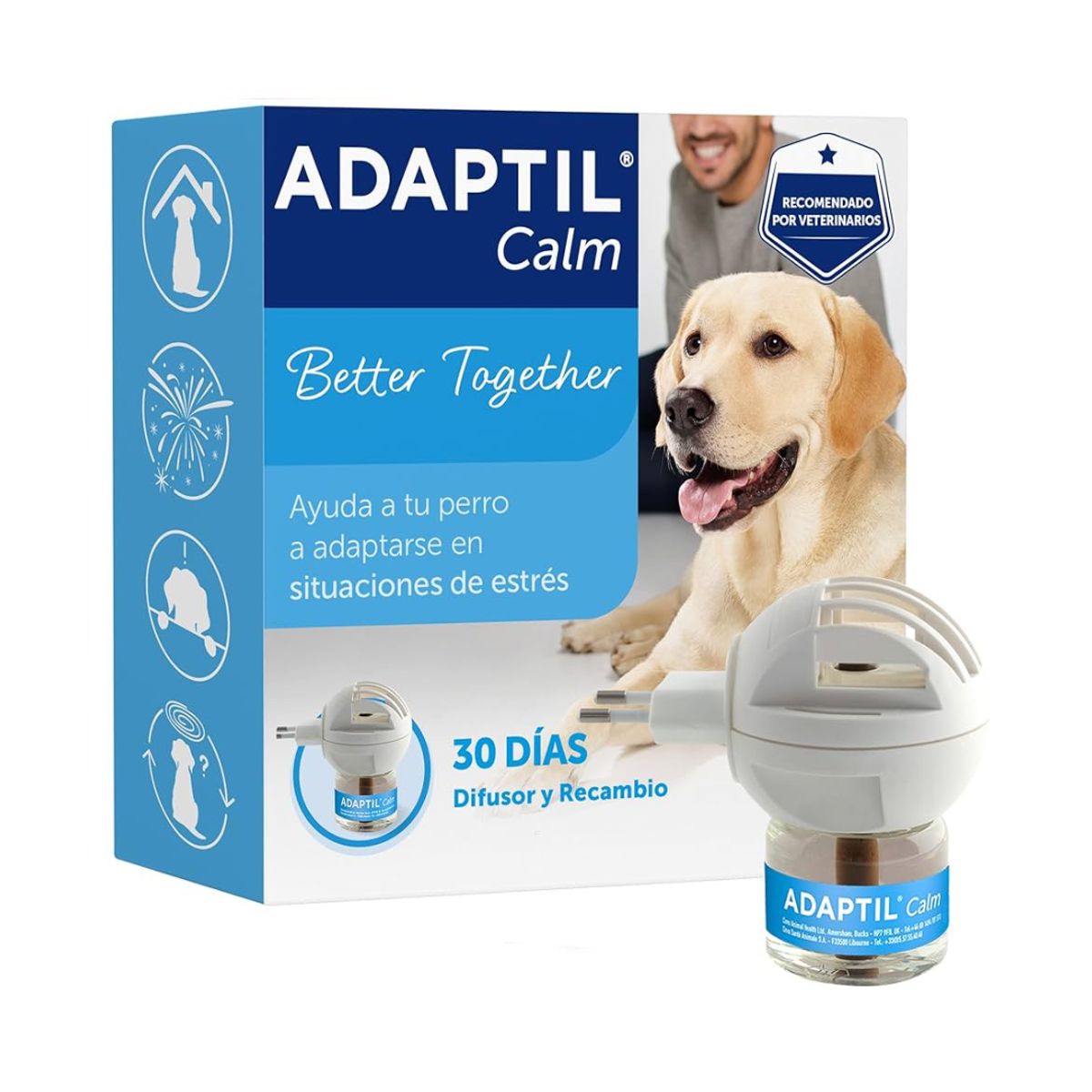 Difusor e Refil Ceva Adaptil para Cães 48ml