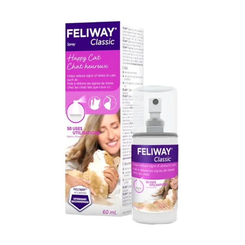 Spray Ceva Feliway Classic para Gatos 60ml  0