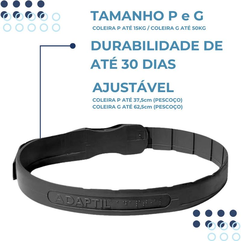 Coleira Ceva Adaptil para C es Porte M dio e Grande - Tamanho G  2