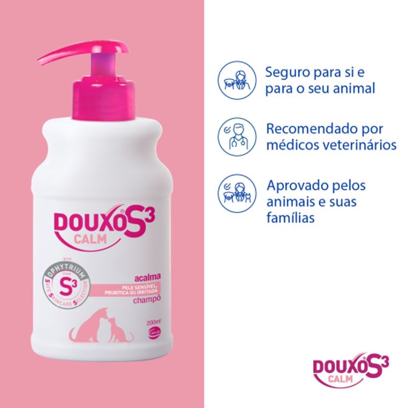 Shampoo Ceva Douxo S3 Calm para C es e Gatos 200ml 1