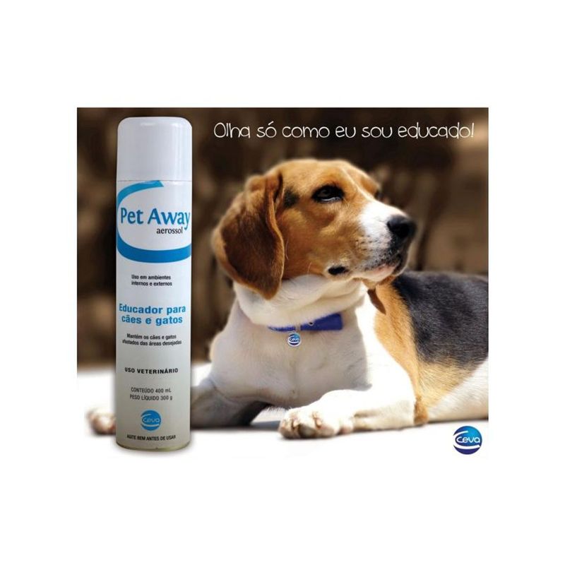 Aerossol Ceva Pet Away Educador para C es e Gatos 400ml 2
