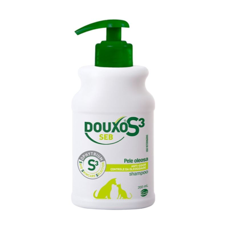 Shampoo Ceva Douxo S3 Seb para C es e Gatos 200ml 0