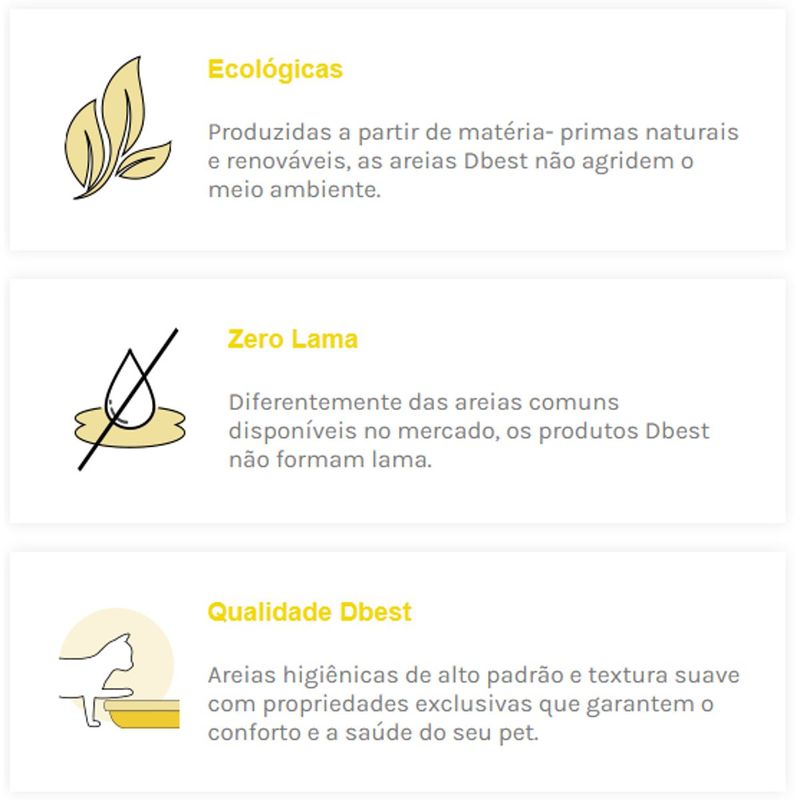 Areia Higi nica Dbest Bio Grossa para Gatos 2kg 6