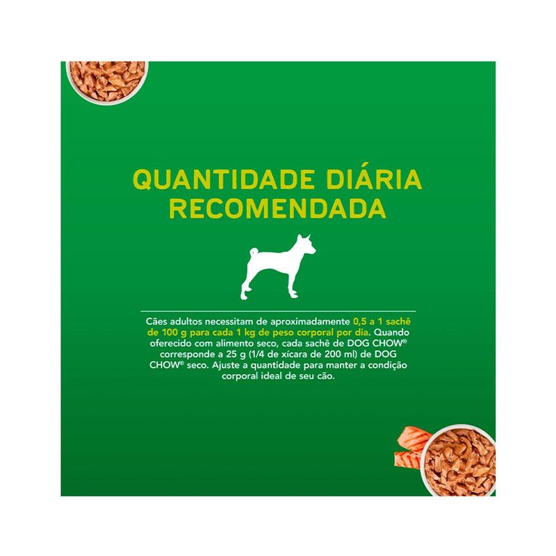 Ra  o  mida Dog Chow para C es Adultos Porte  Mini e Pequeno Carne Sach  100g 3