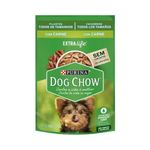 Ra  o  mida Dog Chow para C es Filhotes Carne Sach  100g 0