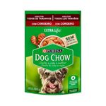 Ra  o  mida Dog Chow para C es Adultos Cordeiro Sach  100g 0