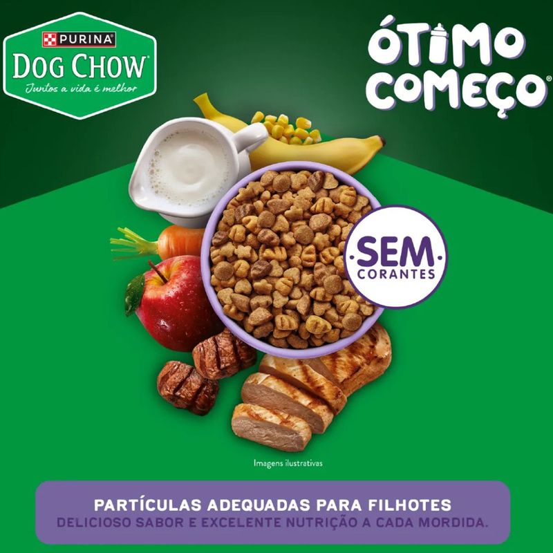 Ra  o Seca Dog Chow para C es Filhotes Porte Mini e Pequeno Carne  Frango e Arroz 10 1kg 5