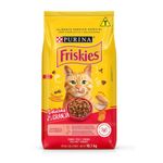 Ra  o Seca Friskies para Gatos Adultos Del cias da Granja 10 1kg 0