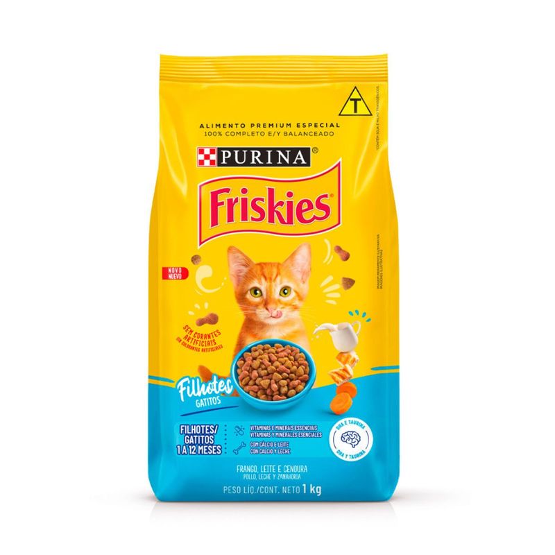 Ra  o Seca Friskies para Gatos Filhotes 1kg 0