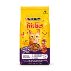 Ração Seca Friskies para Gatos Adultos Castrados Megamix 3kg