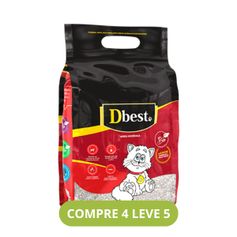 Areia Higiênica Dbest Bio Grossa para Gatos 4kg
