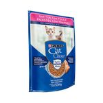 Ra  o  mida Cat Chow para Gatos Filhotes Defense Hydro Frango ao Molho Sach  85g 1