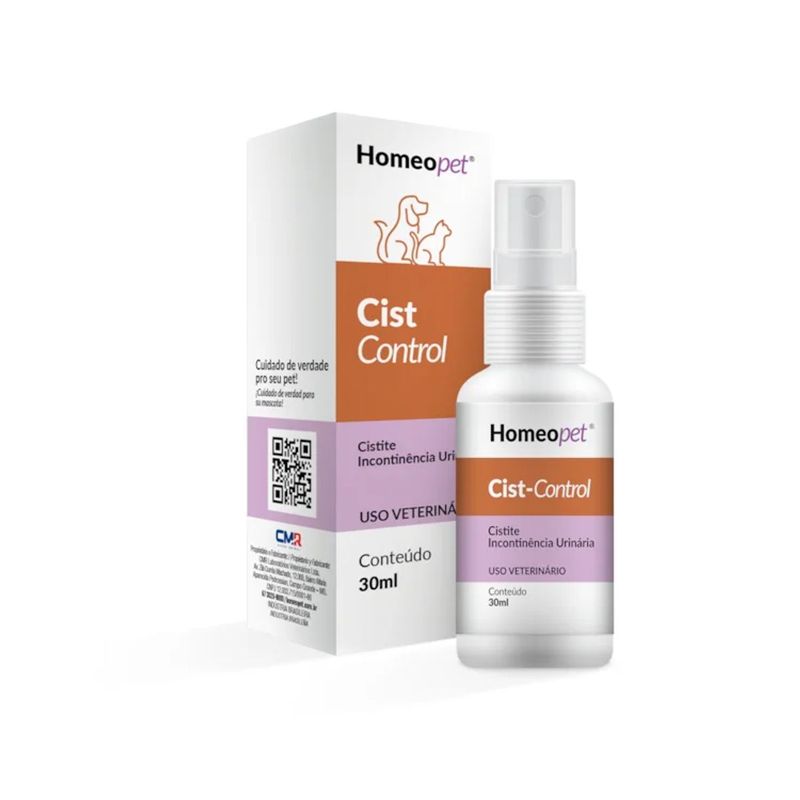Sistema de Terapia Homeopet Cist Control para C es e Gatos 30ml 0