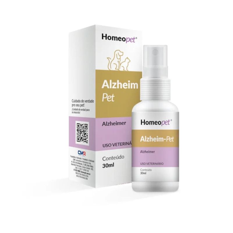 Sistema de Terapia Homeopet Alzheim Pet para C es e Gatos 30ml 0