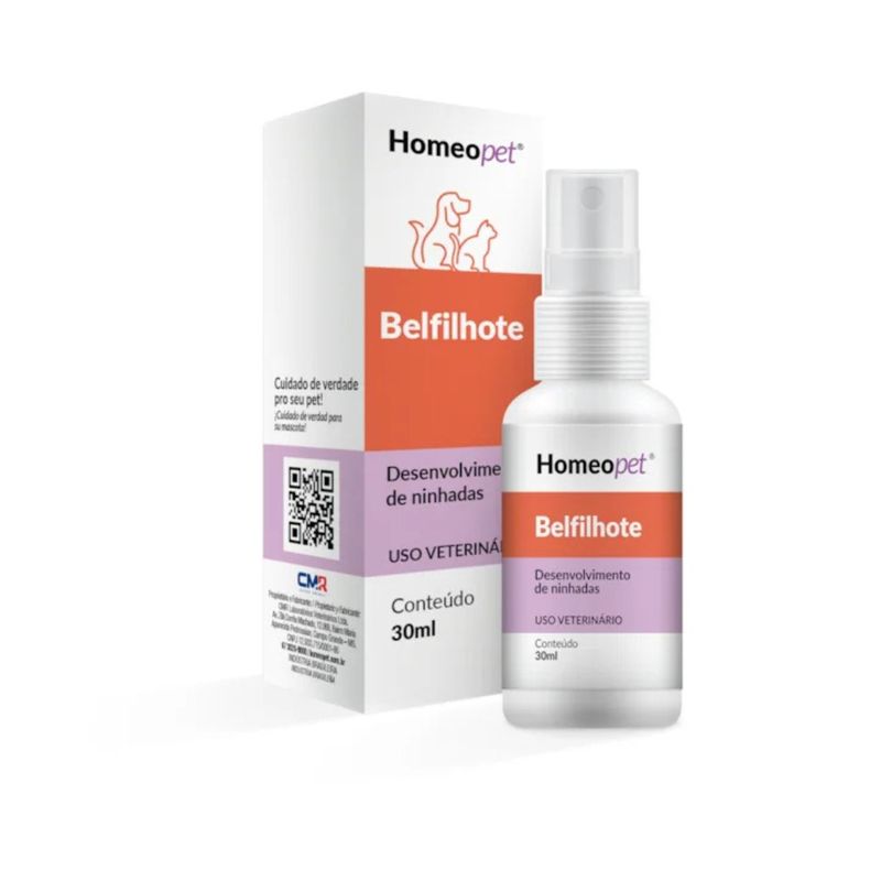 Sistema de Terapia Homeopet Belfilhote para C es e Gatos Filhotes 30ml 0