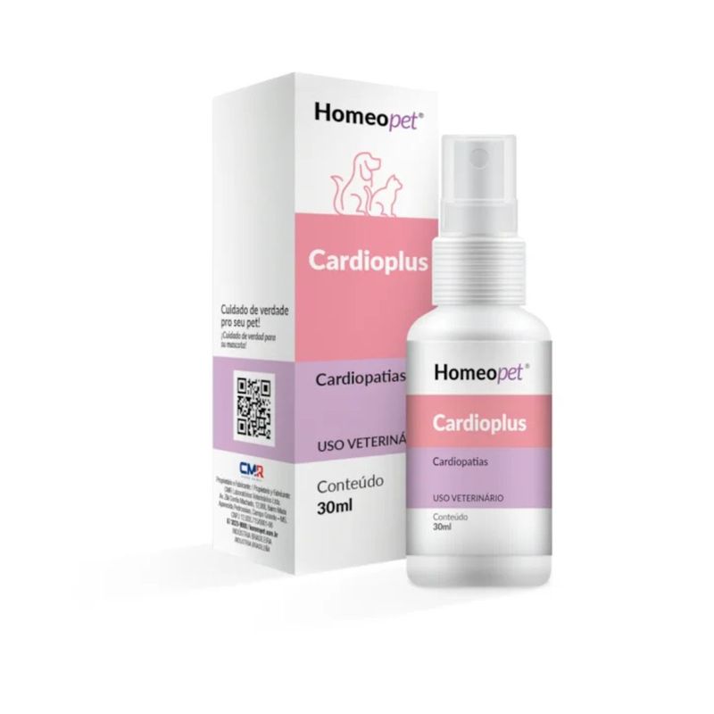 Sistema de Terapia Homeopet Cardioplus para C es e Gatos 30ml 0
