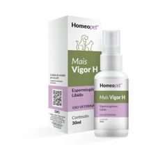 Sistema de Terapia Homeopet Mais Vigor H para Cães e Gatos 30ml