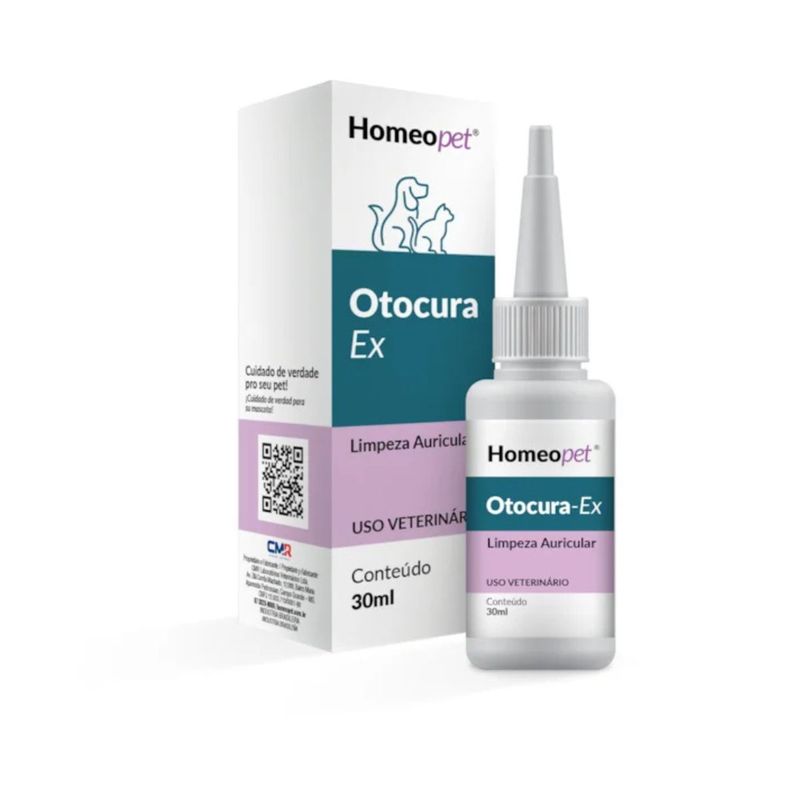 Sistema de Terapia Homeopet Otocura Ex para C es e Gatos 30ml 0
