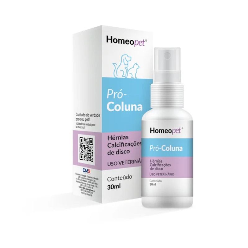 Sistema de Terapia Homeopet Pr -Coluna para C es e Gatos 30ml 0