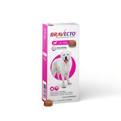 Antipulgas e Carrapatos Bravecto® Cães 40 a 56kg 1400mg 1 Comp. Mastigável MSD Saúde Animal