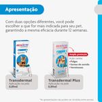Antipulgas  Sarna de Ouvido e Verminoses Bravecto  Gatos Transdermal Plus 2 8 a 6 25kg 250mg 1 Pipeta 0 89ml MSD Sa de Animal 7